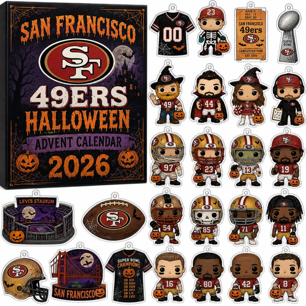 San Francisco 49ers Halloween Advent Calendar 2026 for Football Fans