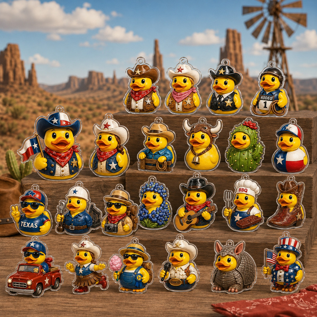 Texas Cowboy Duck Advent Calendar 2026 for Cowboy and Duck Lovers
