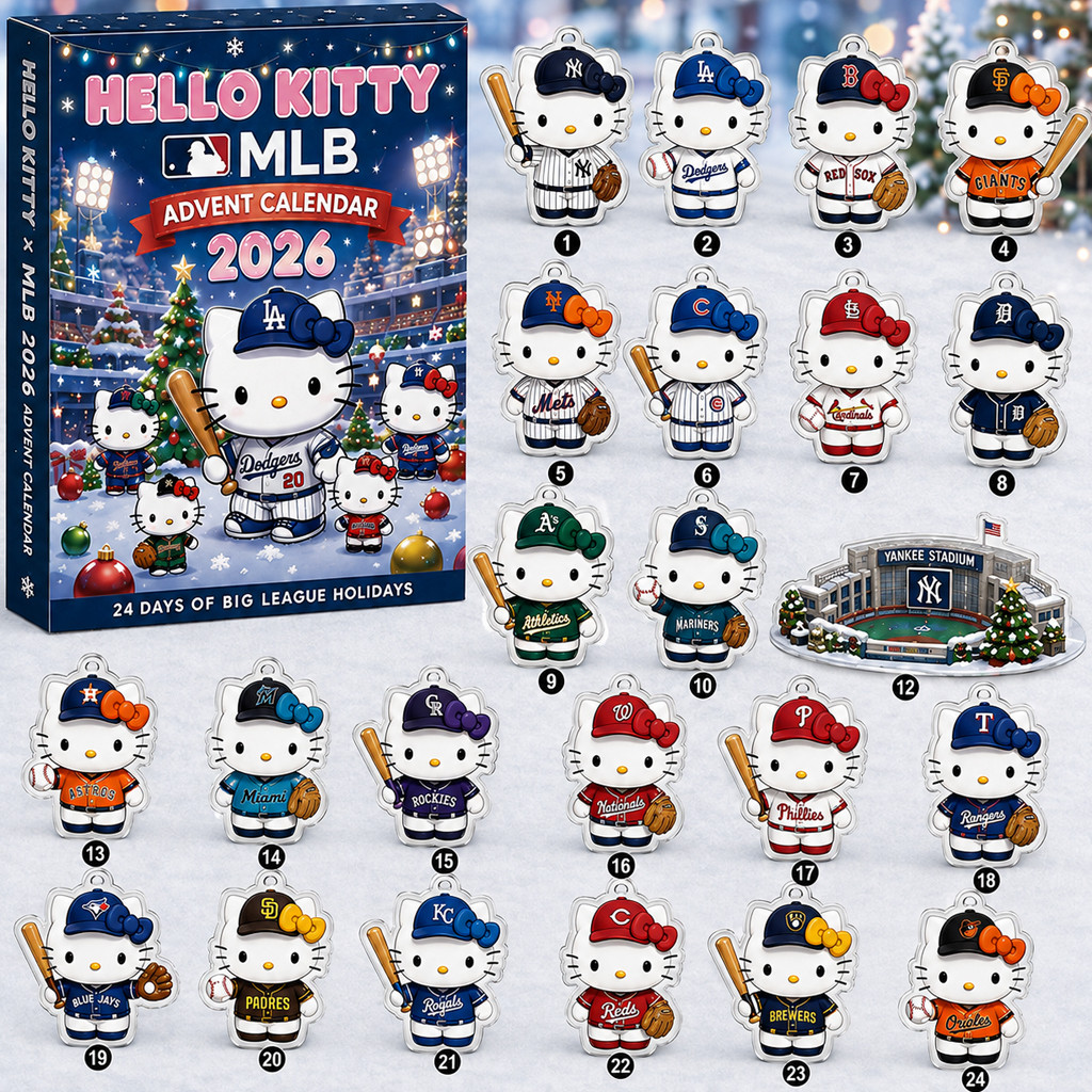 Hello Kitty x Major League Baseball Advent Calendar 2026 for Baseball Fans