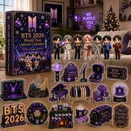 BTS World Tour Purple Christmas Advent Calendar 2026 for K-Pop Fans
