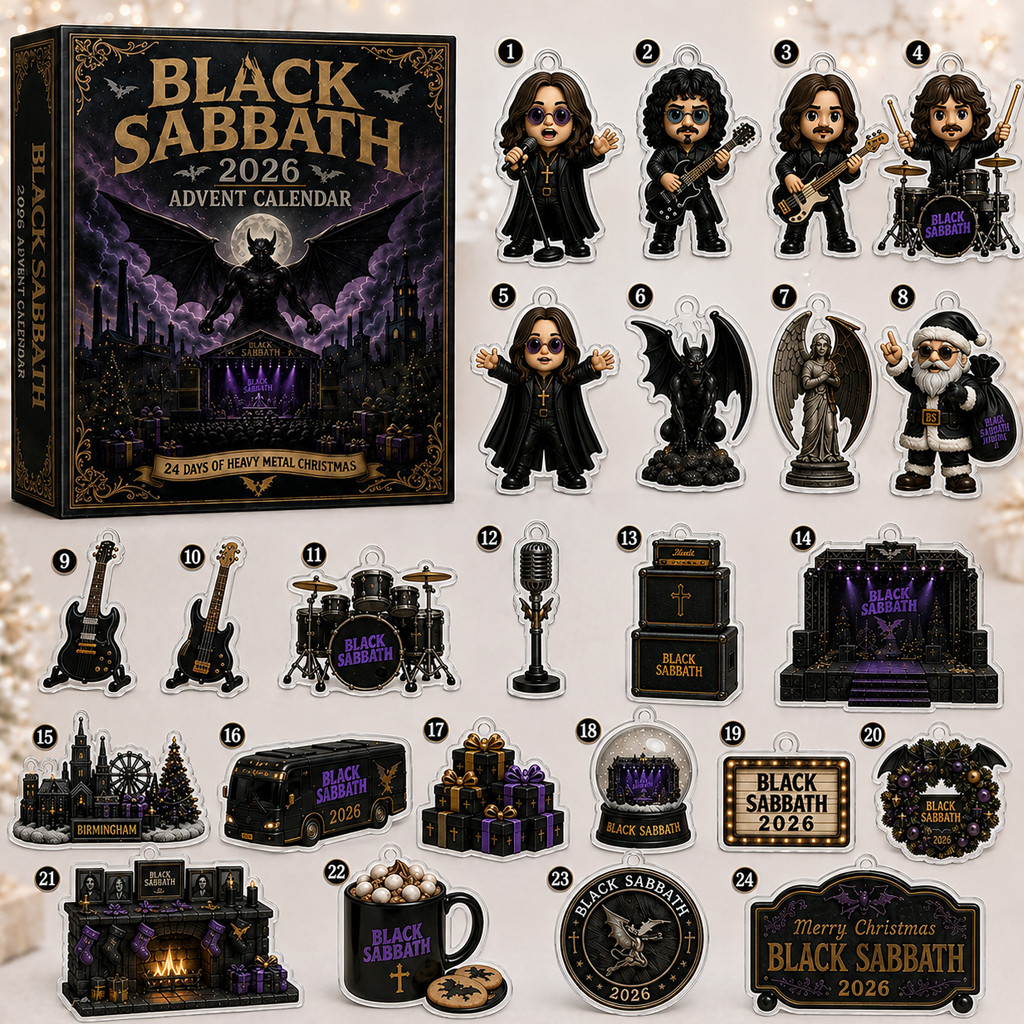 Black Sabbath 24 Days of Heavy Metal Advent Calendar 2026 for Heavy Metal Fans