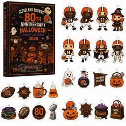 Cleveland Browns 80th Anniversary Halloween Advent Calendar 2026 for Football Fans