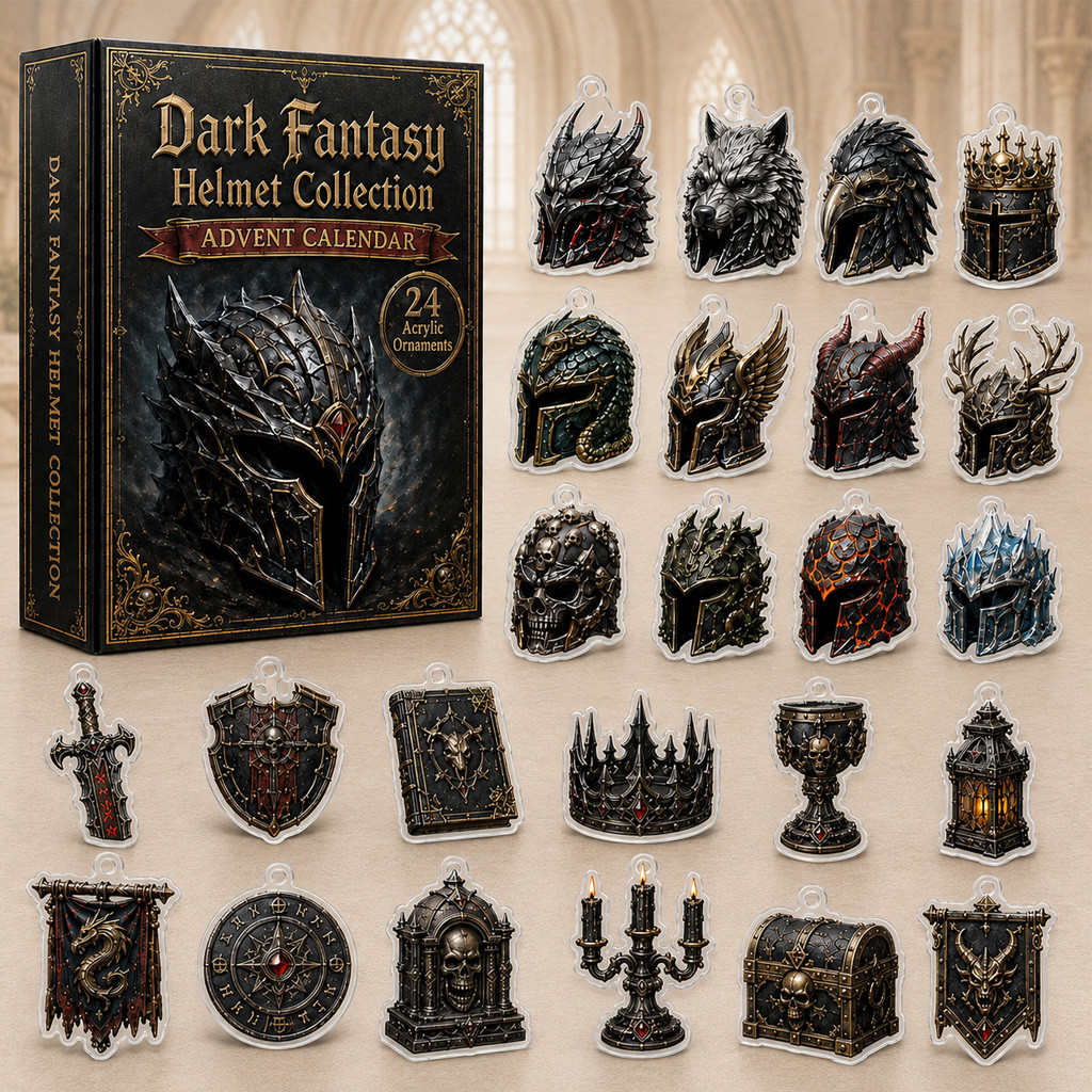 Dark Fantasy Helmets Advent Calendar 2026 for Fantasy Lovers