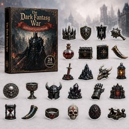 Dark Fantasy War Advent Calendar 2026 for Fantasy Lovers