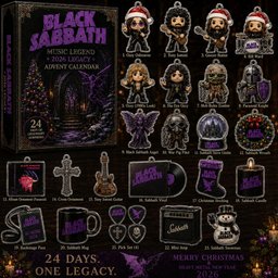Black Sabbath Music Legend Legacy Advent Calendar 2026 for Heavy Metal Fans