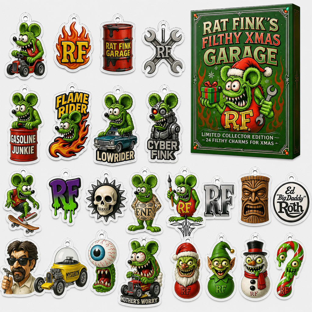 Rat Fink Advent Calendar 2026 for Hot Rod and Rat Fink Fans