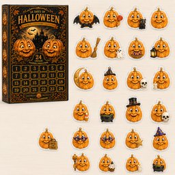24-Day Pumpkin Halloween Countdown Advent Calendar 2026