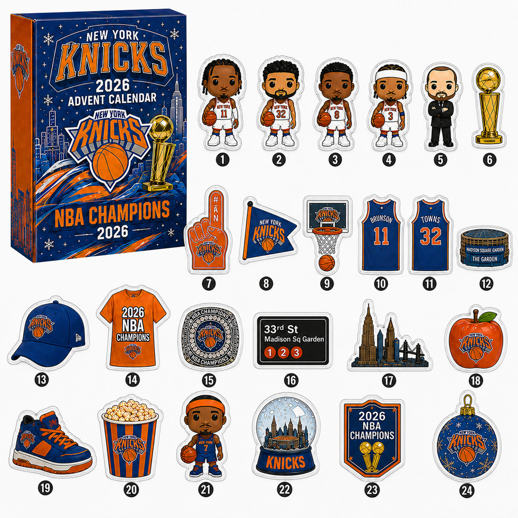 New York Knicks 2026 Champions Advent Calendar for Basketball Fans