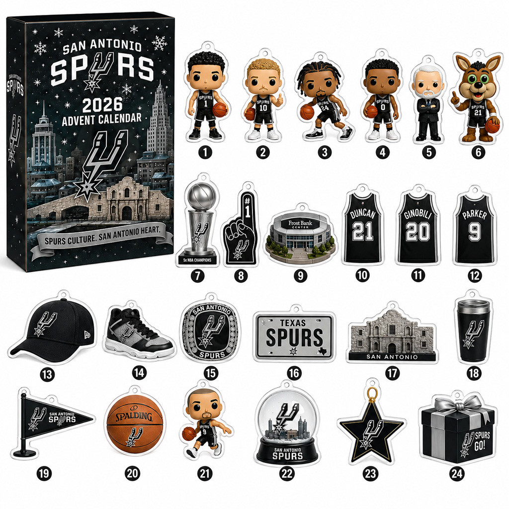San Antonio Spurs Advent Calendar 2026 for Basketball Fans