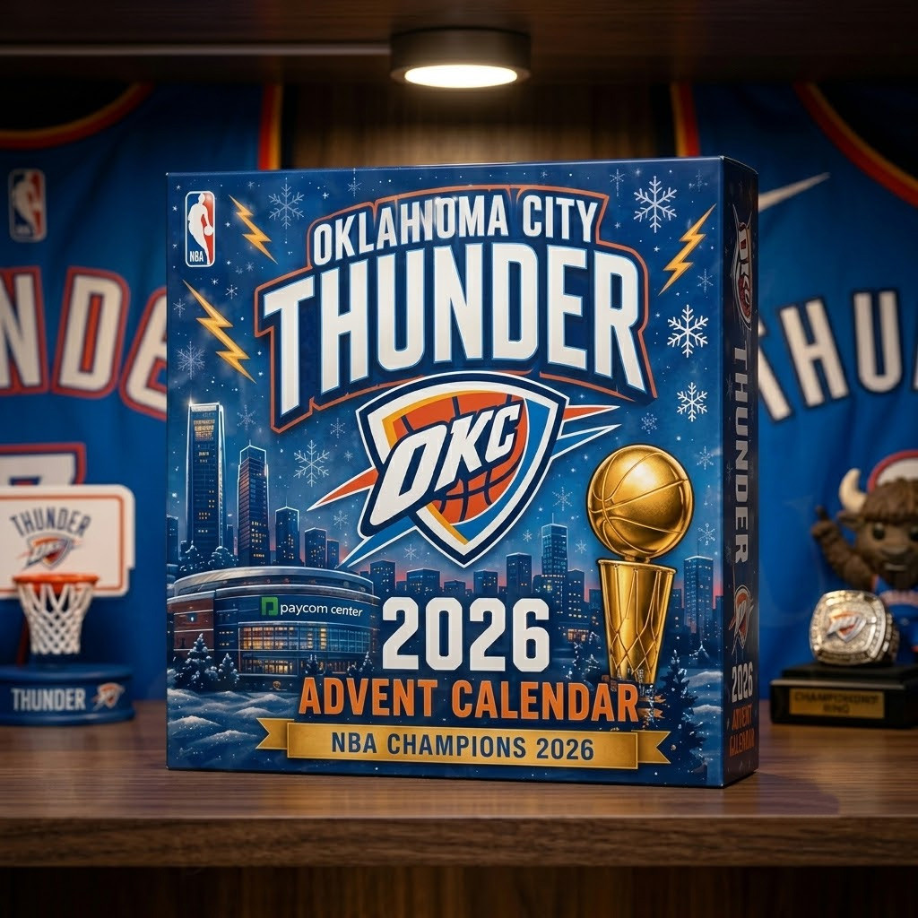 Oklahoma City Thunder Advent Calendar 2026 for Basketball Fans