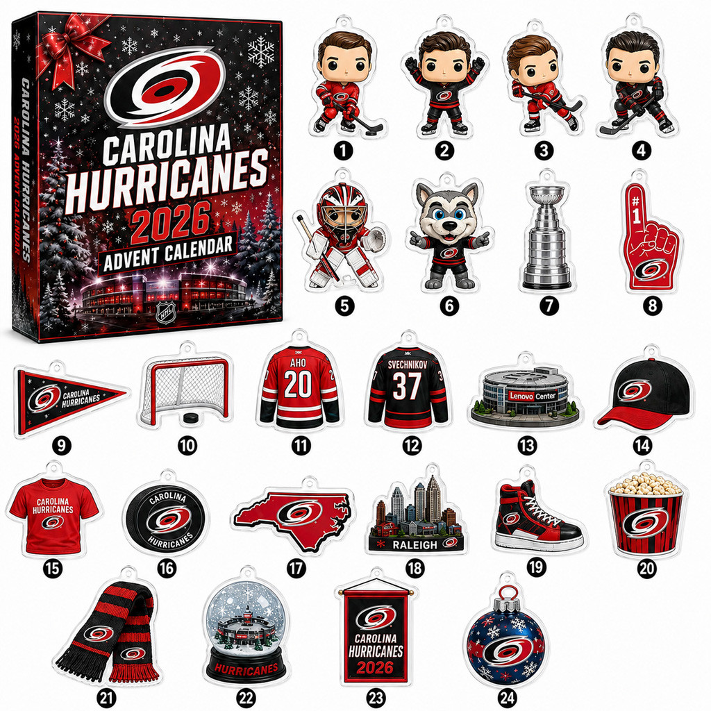 Carolina Hurricanes Advent Calendar 2026 for Hockey Fans