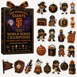 San Francisco Giants 8x World Series Champions Halloween 2026 Advent Calendar