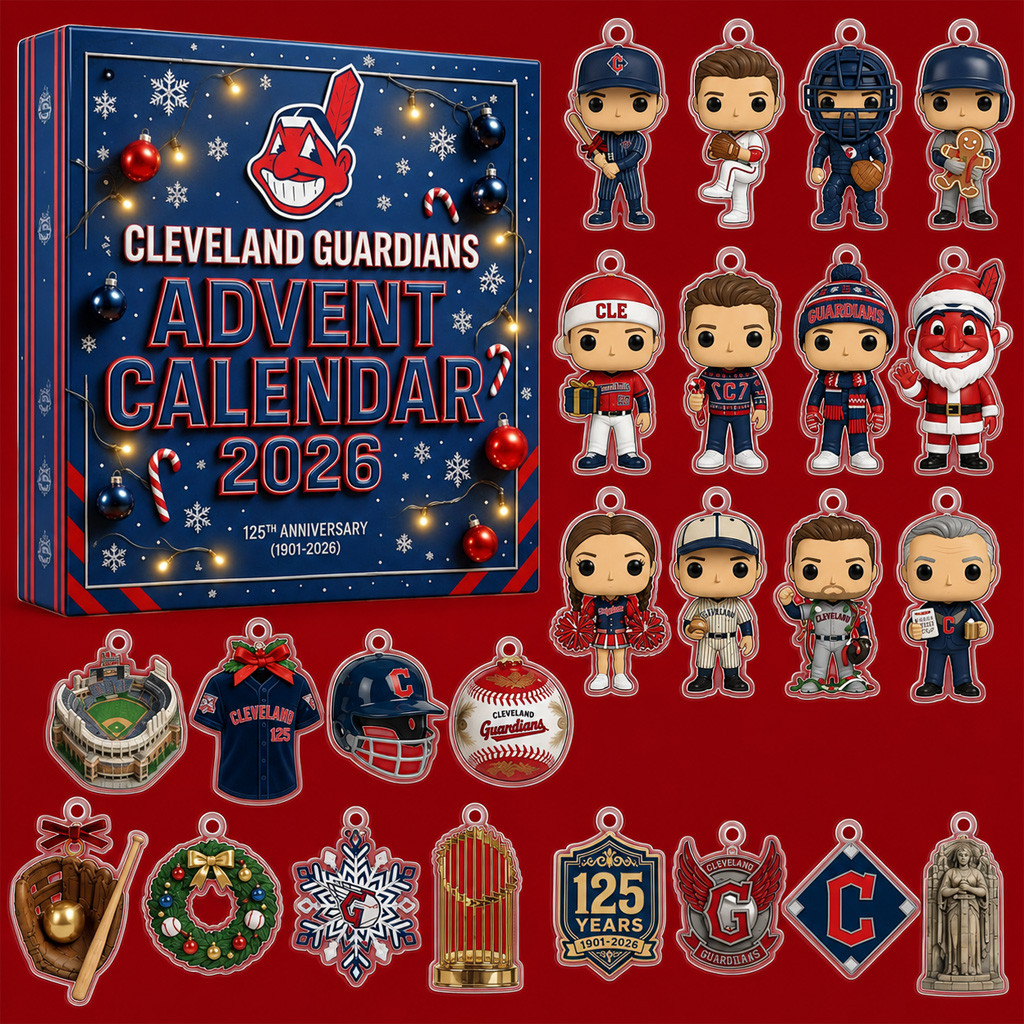 Cleveland Guardians 125th Anniversary Advent Calendar 2026 for Baseball Fans