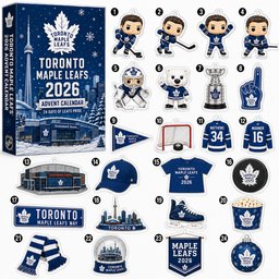 Toronto Maple Leafs 2026 Chritmas Advent Calendar For Hockey Fans