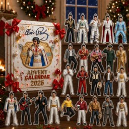 Elvis Presley King of Rock Advent Calendar 2026 for Rock Music Fans