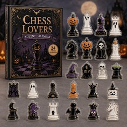 Chess Halloween Advent Calendar 2026 for Chess Fans