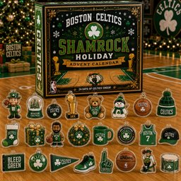 Boston Celtics Shamrock Holiday Advent Calendar 2026 for Basketball Fans