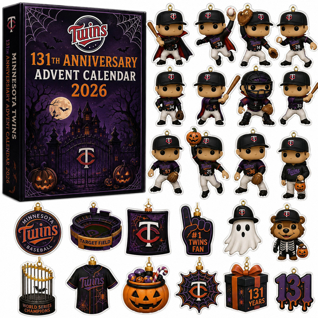 Minnesota Twins 131th Anniversary Halloween Advent Calendar 2026 for Baseball Fans