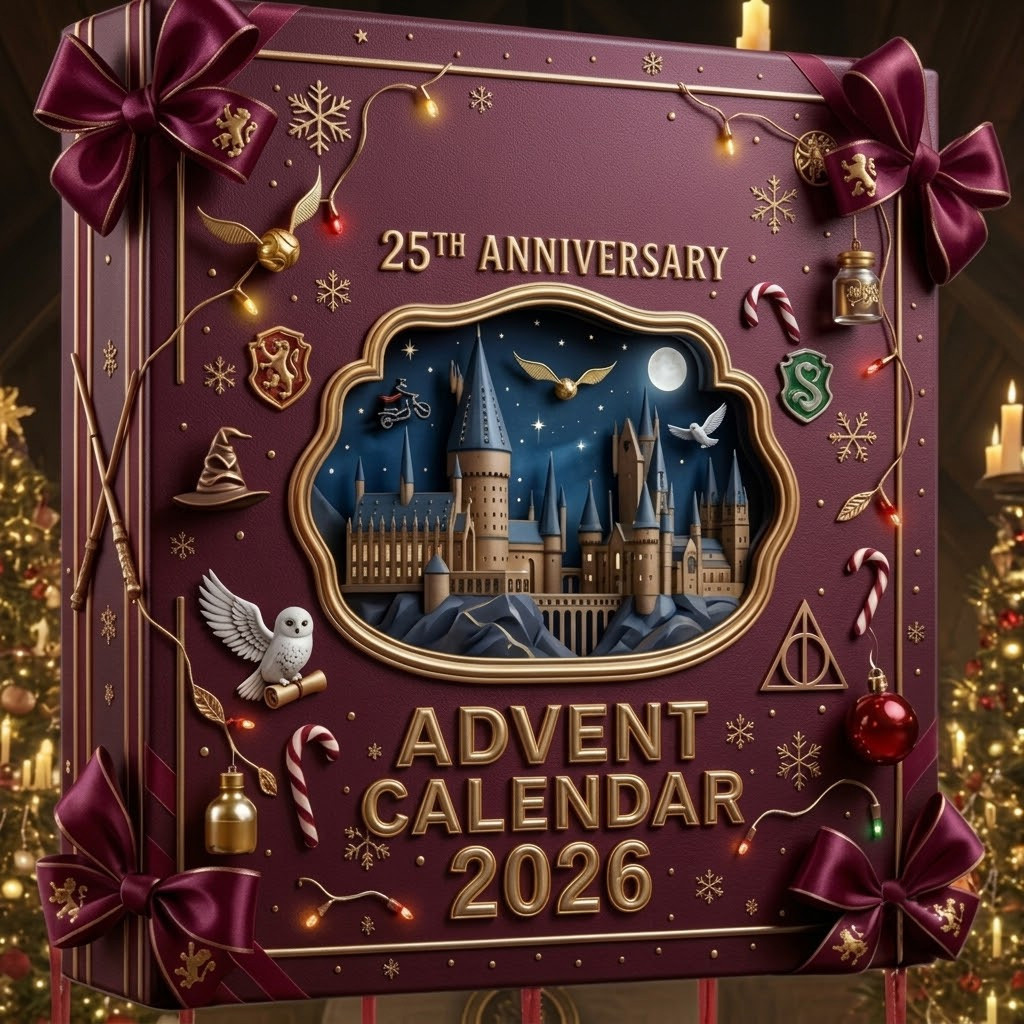 Harry Potter 25th Anniversary 2026 Advent Calendar Christmas For Harry Potter Fans
