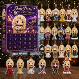 Dolly Parton Music 80th Anniversary Christmas Advent Calendar 2026 for Country Music Fans