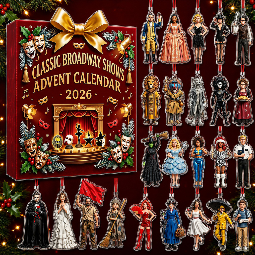 Classic Broadway Shows Advent Calendar 2026 for Broadway Fans