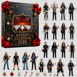 Heavy Metal Rock Band Metallica 2026 Advent Calendar