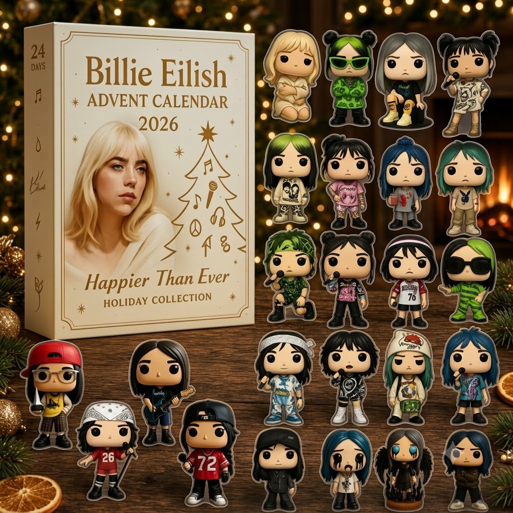 2026 Billie Eilish Happier Than Ever Holiday Collection Advent Calendar