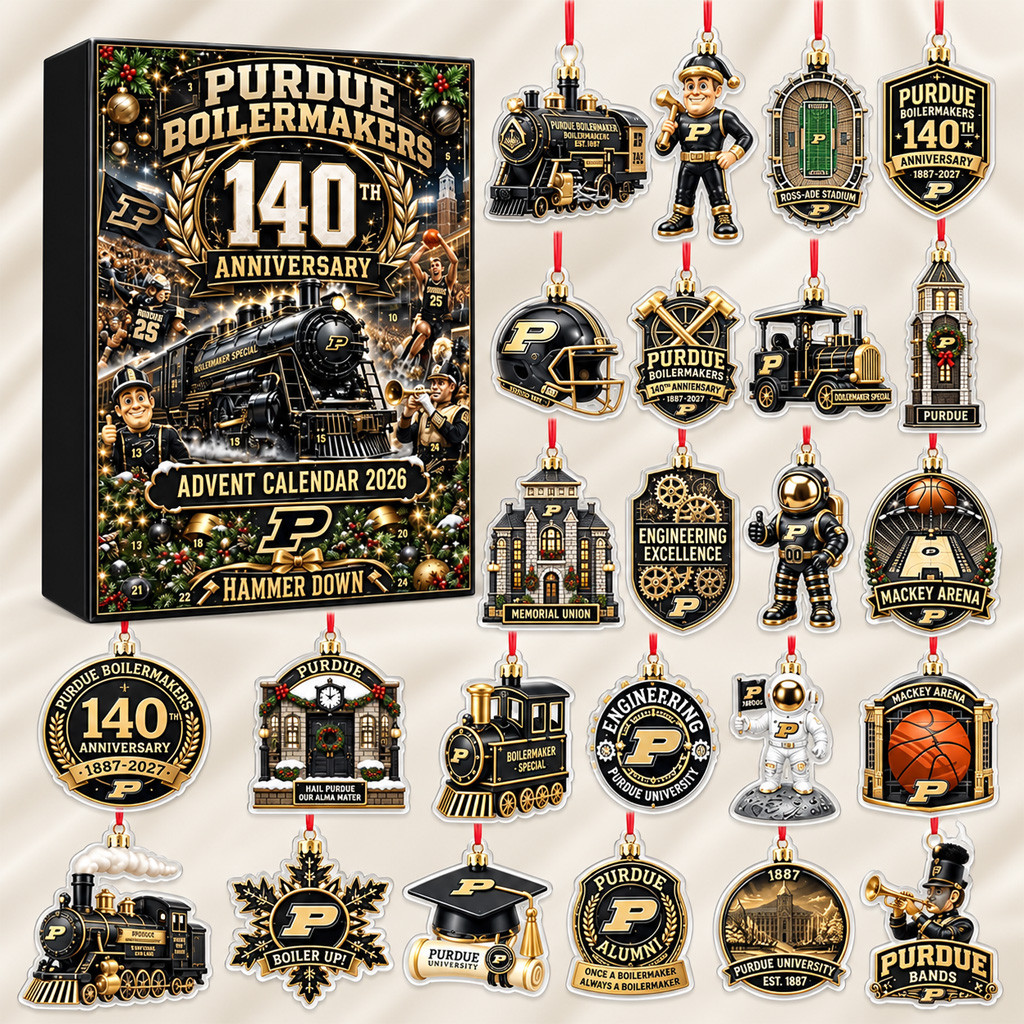Purdue Boilermakers 140th Anniversary Advent Calendar 2026 for College Sports Fans