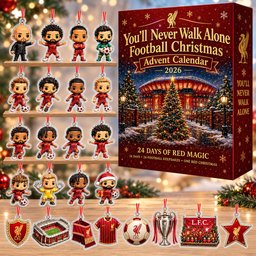 Liverpool You’ll Never Walk Alone Football Christmas Advent Calendar For Soccer Fans