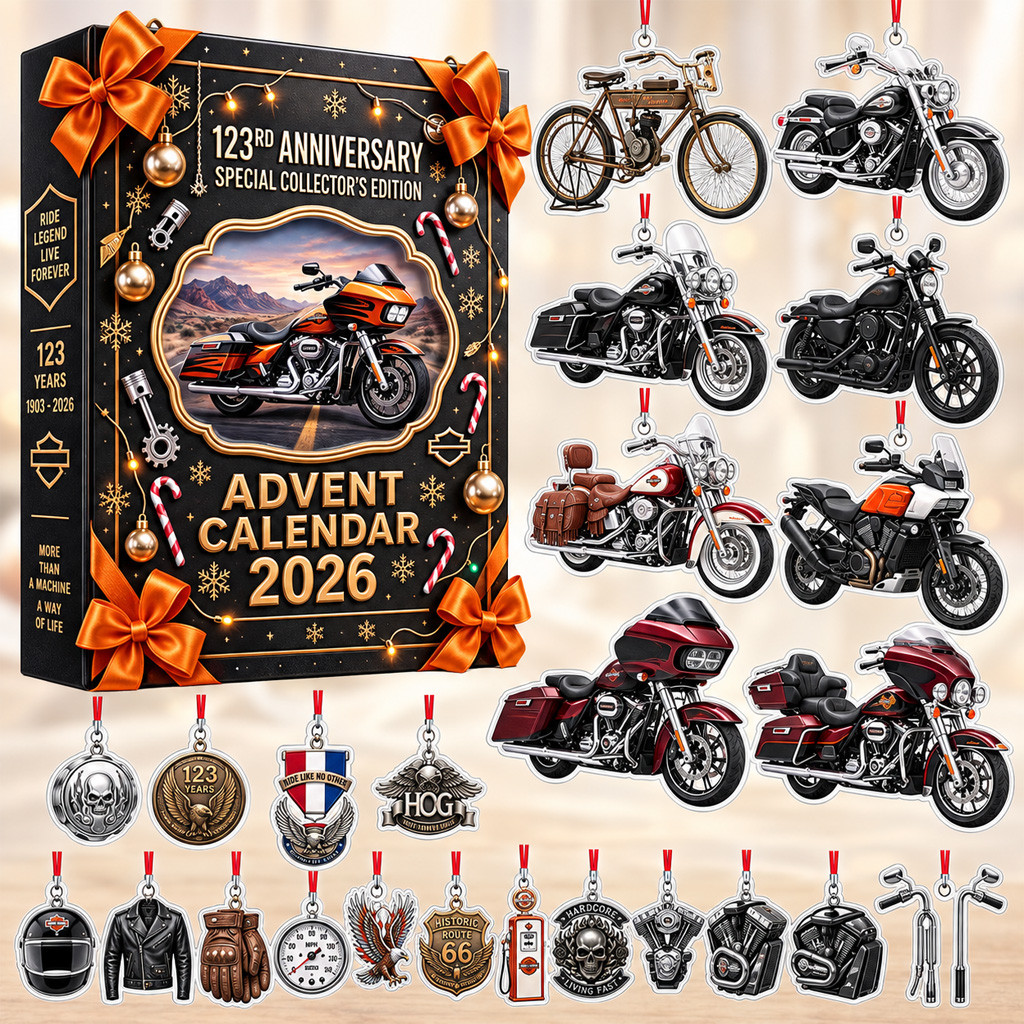 Motorcycle 123rd Anniversary Advent Calendar 2026 for Motorcycle Fans