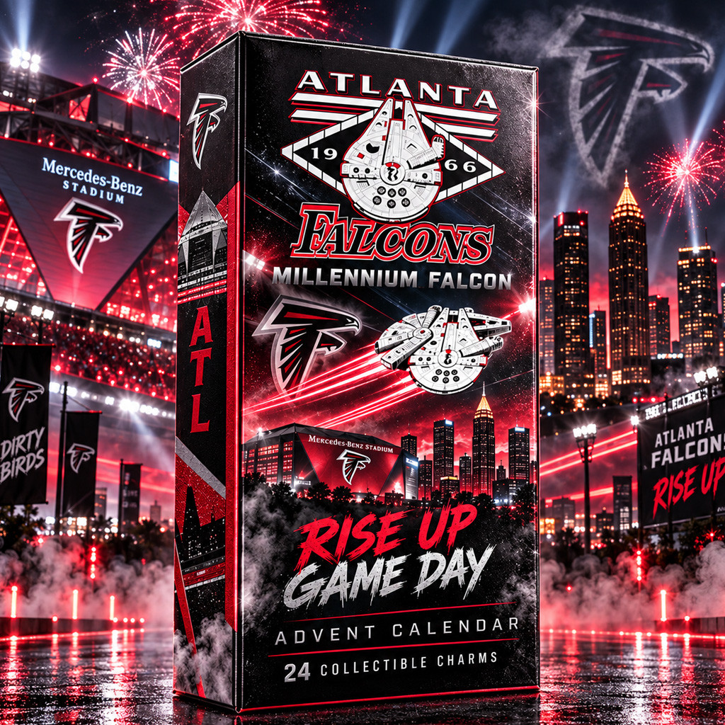 Atlanta Falcons x Millennium Falcon Game Day Advent Calendar 2026 For Football Fans