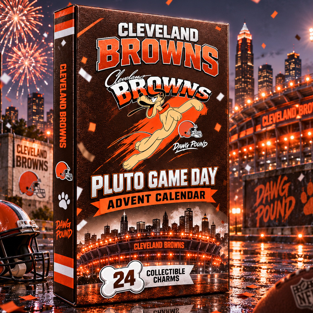 Cleveland Browns x Pluto Game Day Advent Calendar 2026 For Football Fans