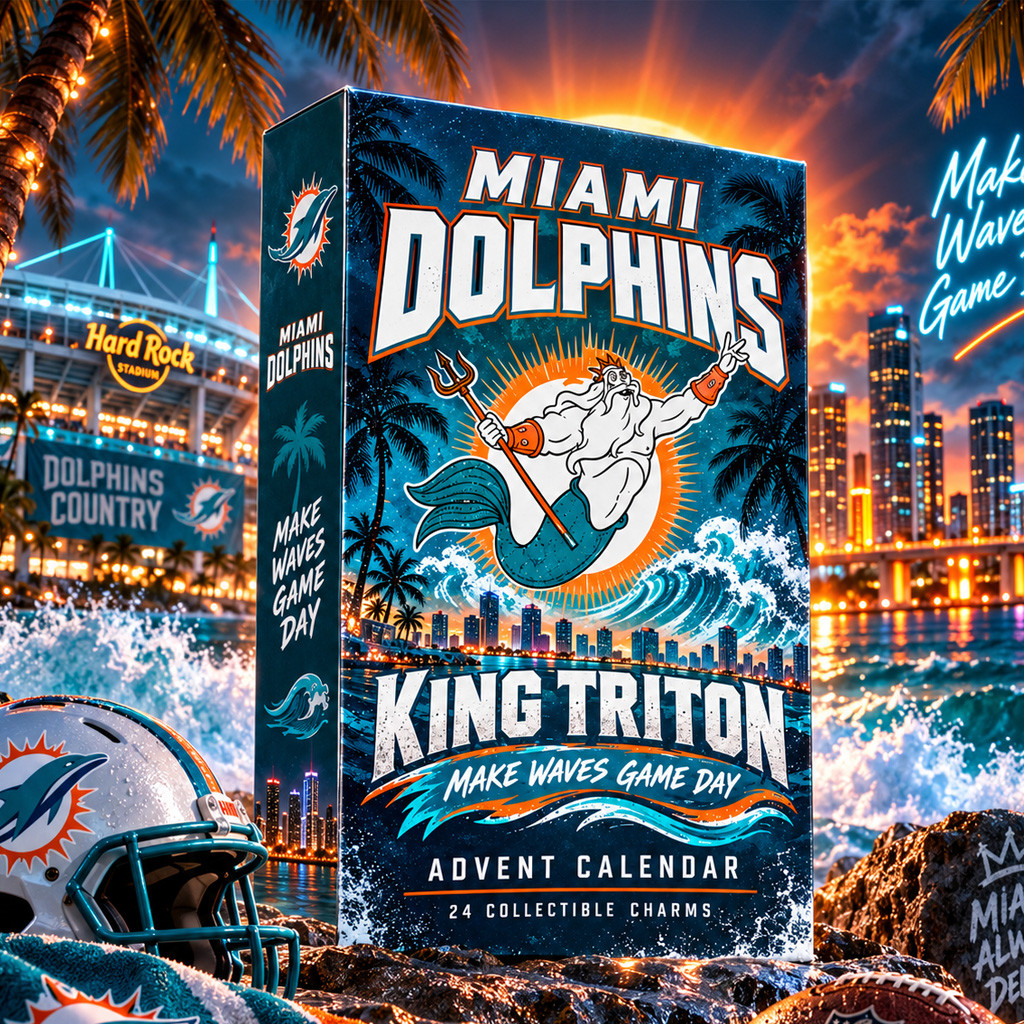 Miami Dolphins X King Triton Game Day 2026 Advent Calendar