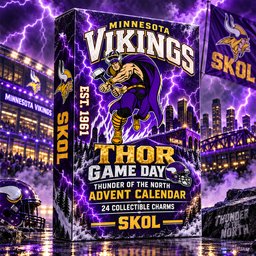 Minnesota Vikings x Thor Game Day Thunder Of The North Advent Calendar 2026 For Football Fans