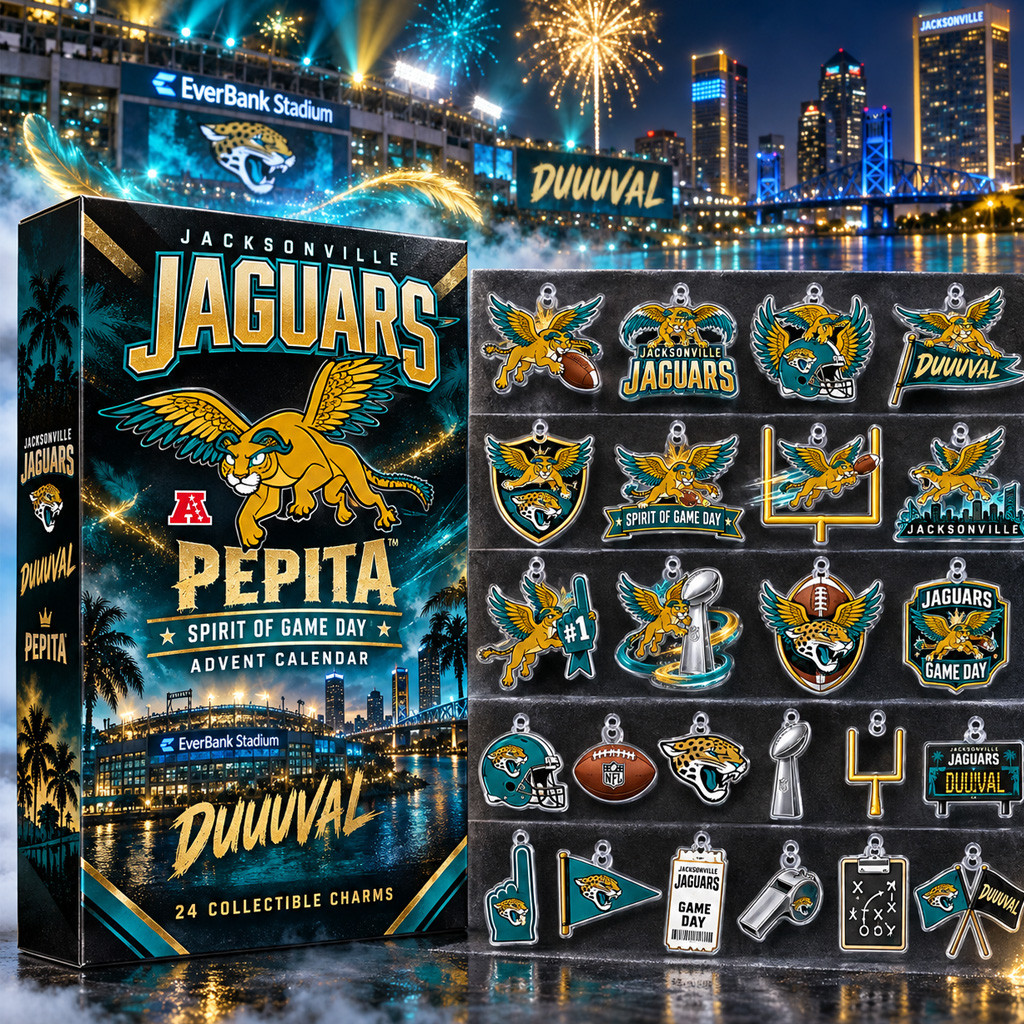 Jacksonville Jaguars x Pepita Game Day Advent Calendar 2026 For Football Fans