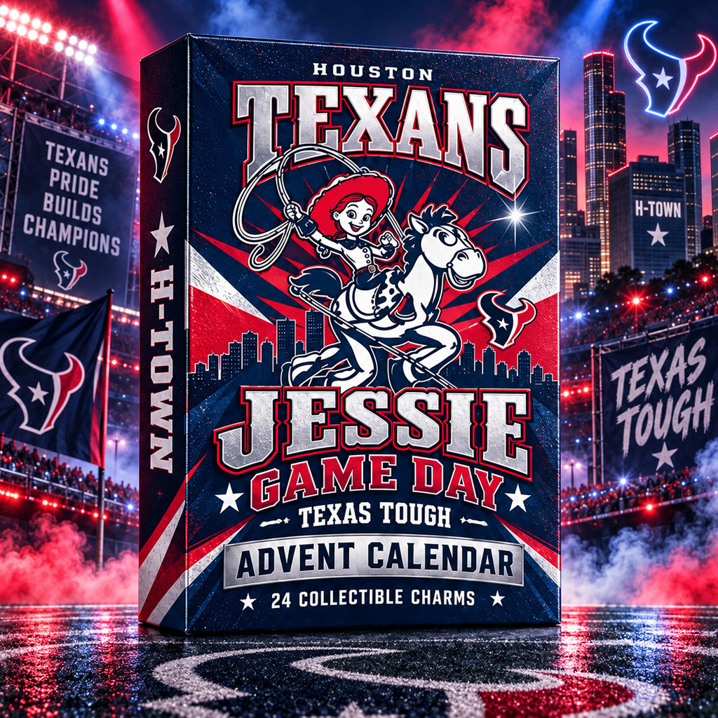 Houston Texans x Jessie Game Day Texas Tough Advent Calendar 2026 For Football Fans