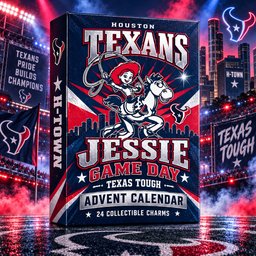 Houston Texans x Jessie Game Day Texas Tough Advent Calendar 2026 For Football Fans