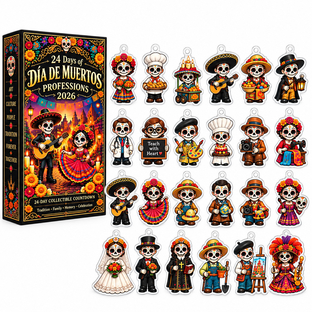 24 Days of Dia de Muertos Professions 2026 Advent Calendar