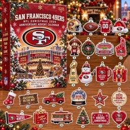San Francisco 49ers Christmas 2026 Anniversary Advent Calendar