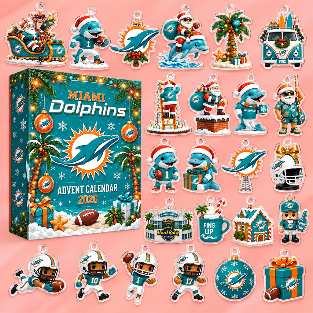 Miami Dolphins 2026 Advent Calendar for Football Fans