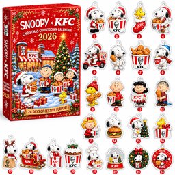 Snoopy x KFC Christmas 2026 Advent Calendar for Peanuts Fans