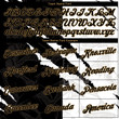 Custom Graffiti Pattern Black-Old Gold 3D Performance T-Shirt Personalized Team Name Number