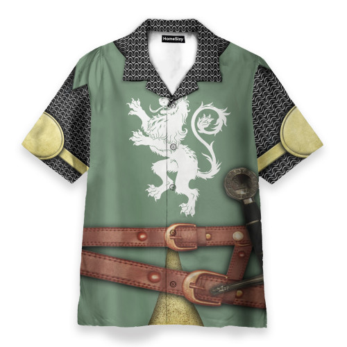 Medieval Knight Cosplay Costume - Hawaiian Shirt Aloha Shirt for Men & Women