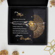 You Taught Me To Overcome Daughter Gift For Mom Sunflower Bracelet