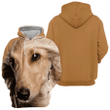 Afghan Hound - Unisex 3D Graphic Hoodie