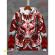 Funny Wolf Fox Dragon Pattern Hoodie For Men Colorful Animal 3D Printed Hoodies Casual Loose Pullover Long Sleeves Sweatshirts