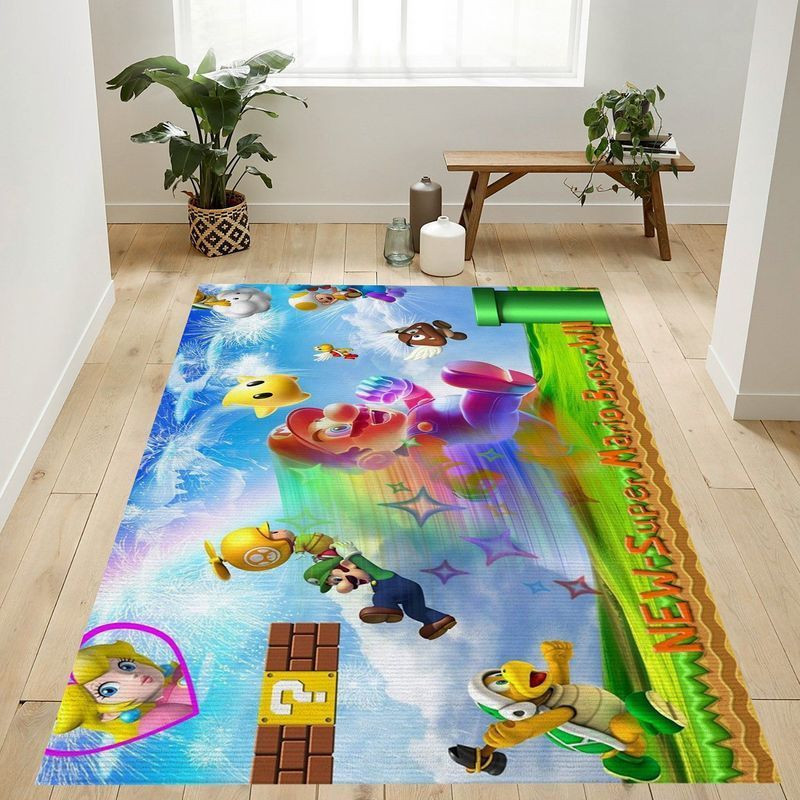 Goomba Tufted Rug Mario New Super Mario Bros Wii Bowser Goomba Koopa Troopa Area Rug ...