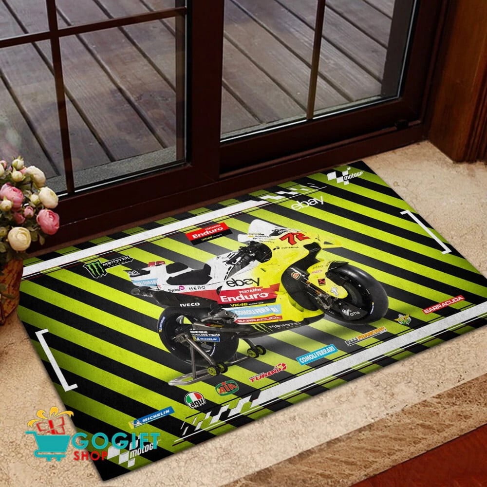 Vr46 Rug Pertamina Enduro VR46 Racing Team 2024 Area Rug Printed 8651 - Juliababier
