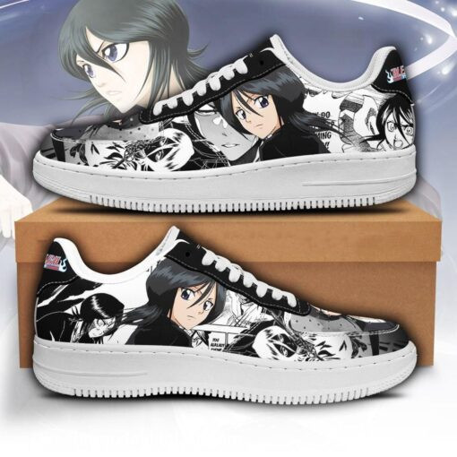 Kuchiki Rukia Sneakers Bleach Anime Shoes Fan Gift Idea Air Sneakers