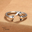 Cute Dachshund  Rings Original Open Sausage